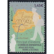 Andorra Española 496 2020 Antiguas Rutas Postales MNH