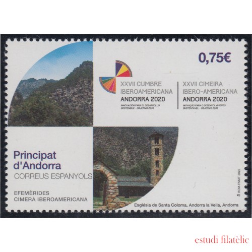 Andorra Española 493 2020 Cimera Iberoamericana MNH