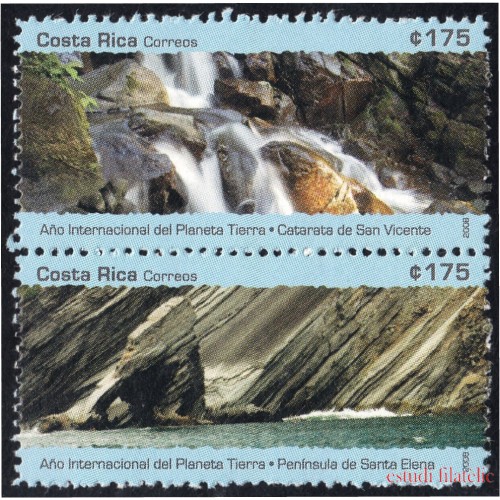 Costa Rica 867/68 2008 Año Internacional del Planeta Tierra MNH