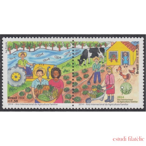 Brasil Brazil 3330 2014 Año Internacional de la agricultura familiar MNH