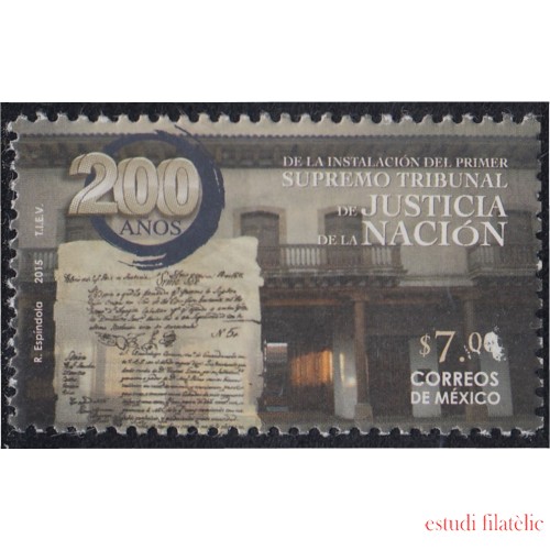 México 2896 2015 200 Aniversario de la Corte Suprema de Justicia de la Nación MNH