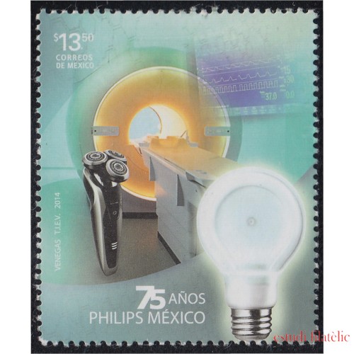 México 2861 2014 75 Años de la instalación de Phillips en México MNH