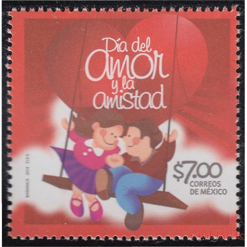 México 2804 2014 Día del amor y la amistad MNH