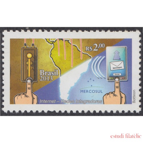 Brasil Brazil 3280 2013 Internet redes integradoras MNH