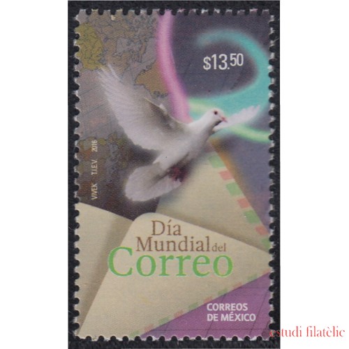 México 3008 2016 Día mundial del correo MNH