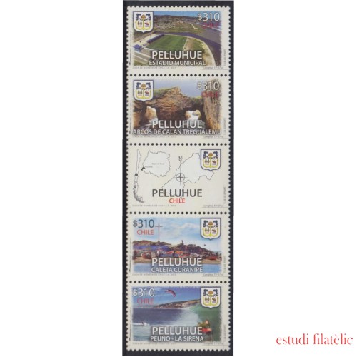 Chile 2089/92 2015 Pelluhue Paisajes MNH