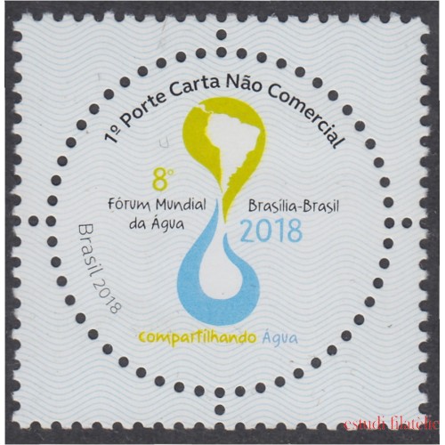 Brasil Brazil 3675 2018 Forum Mundial del agua MNH