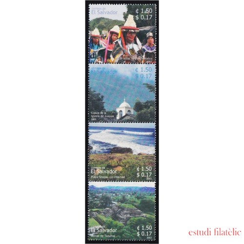 El Salvador 1555/58 2003 Turismo MNH