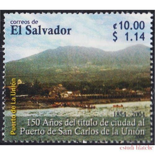 El Salvador 1612 2005 150 Años de la Ciudad de Puerto de la Unión MNH 