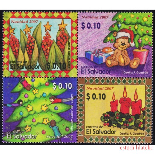 El Salvador 1699/02 2007 Navidad MNH