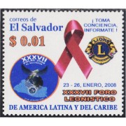 El Salvador 1717 2008  XXXVII Forum de Lions Club Internacional MNH