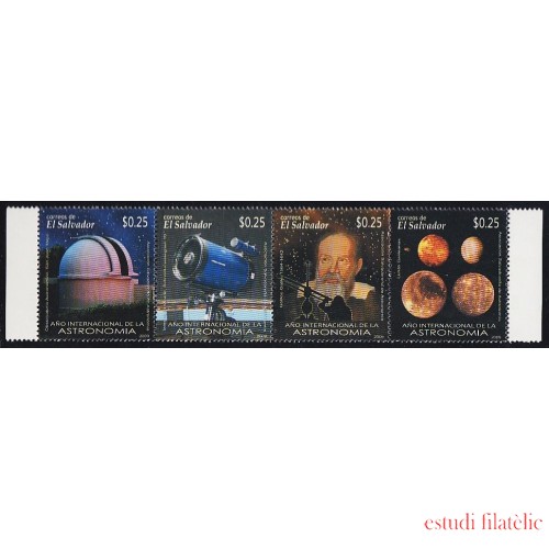 El Salvador 1767/70 2009 Año Internacional de Astronomía MNH