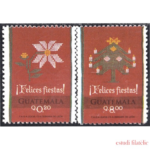 Guatemala 596/97 2008 Navidad Christmas MNH