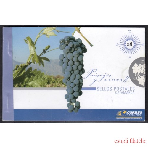 Argentina C2651 2007 Paisaje y viñedos carnet MNH