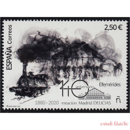 España Spain 5474 2021 140 Aniversario estación Madrid Delicias MNH