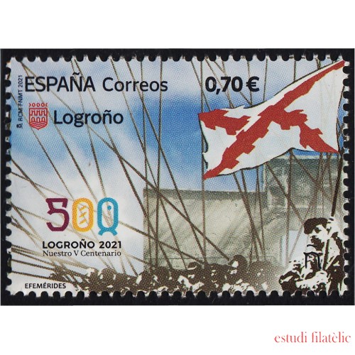 España Spain 5494 2021 V Centenario de Logroño MNH