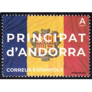 Andorra Española 507 2021 Bandera y Escudo de Andorra MNH