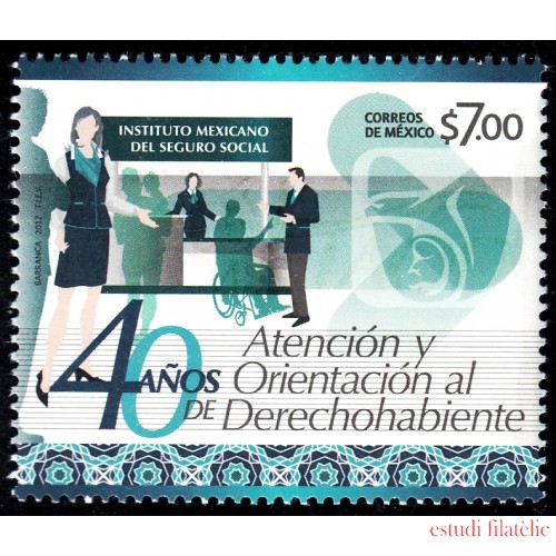 México 3069 2017 Instituto mexicano de Seguridad Social MNH