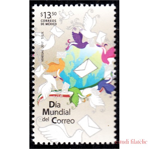 México 3058 2017 Día Mundial del Correo MNH