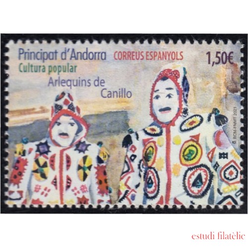 Andorra Española 509 2021 Cultura Popular Arlequins de Canillo de  MNH