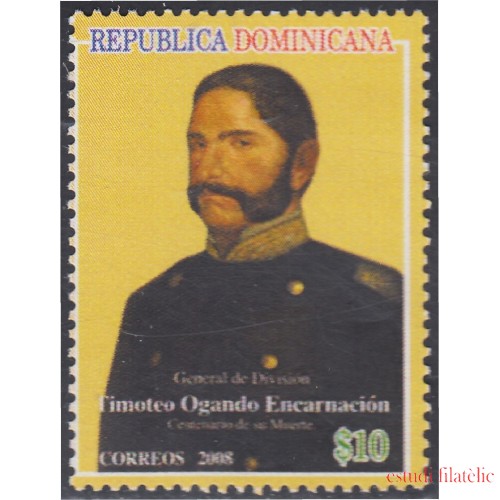 Rep. Dominicana 1565 2008 100º del nacimiento del General Timoteo Ogando Encarnación MNH