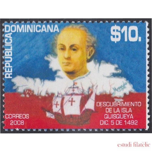 Rep. Dominicana 1567 2008 Descubrimiento de la Isla Quisqueya MNH