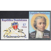 Rep. Dominicana 1576/77 2009 75 Años de la Salle MNH