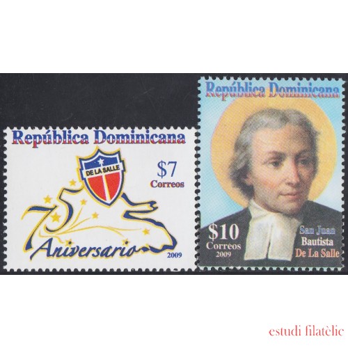 Rep. Dominicana 1576/77 2009 75 Años de la Salle MNH