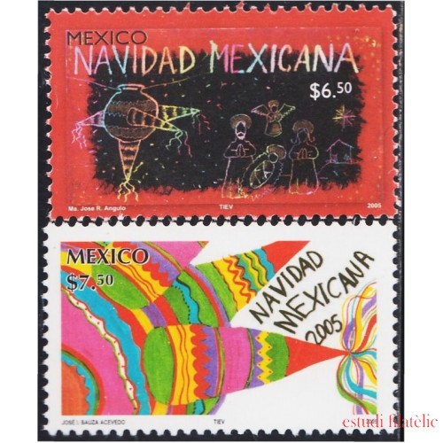 Mexico 2173/74 2005 Navidad Christmas MNH