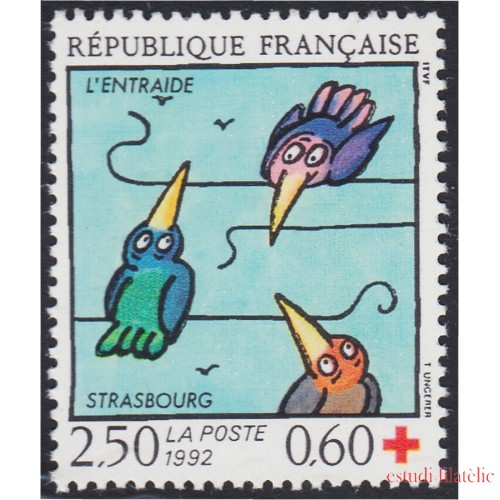 France Francia 2783 1992 Cruz Roja MNH