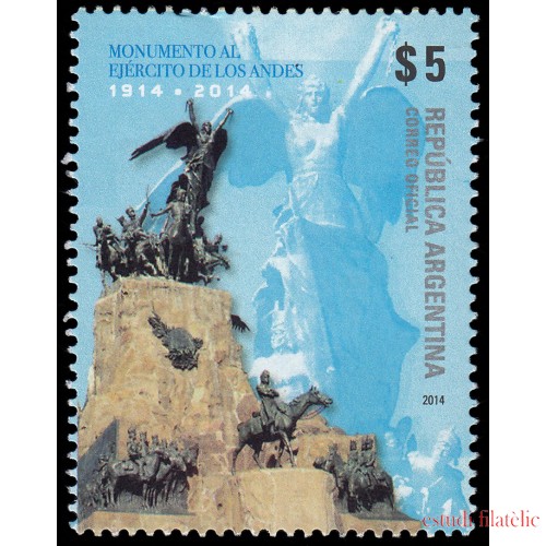 Argentina 3056 2014 Monumento al ejército de Los Andes MNH