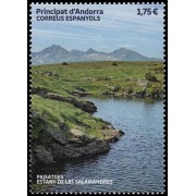 Andorra Española 528 2022 Paisajes. Estany de les salamandres MNH