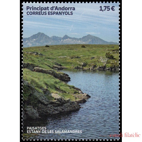 Andorra Española 528 2022 Paisajes. Estany de les salamandres MNH