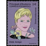 Andorra Española 532 2022 Mujeres andorranas. Elidà Amigó MNH