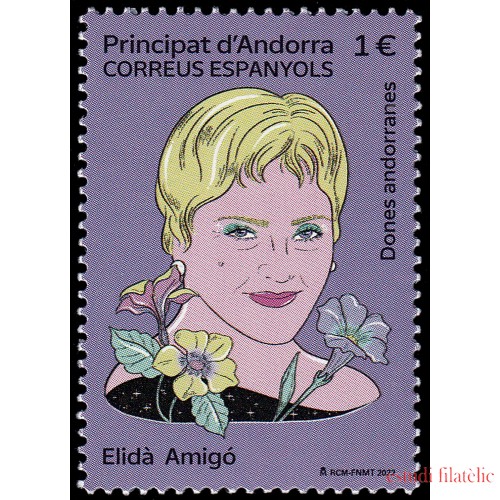 Andorra Española 532 2022 Mujeres andorranas. Elidà Amigó MNH