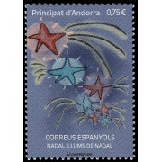 Andorra Española 536 2022 Navidad. Luces de Navidad MNH