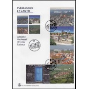 España Spain 5551/54 2022 Pueblos con encanto SPD Sobre Primer Día Tarifa A