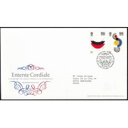 Gran Bretaña 2546/47 2004 SPD FDC Centenario del Entente Cordiale Sobre primer día