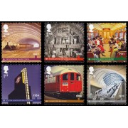 Gran Bretaña 3789/94 2013 150 Aniv. Metro de Londres MNH