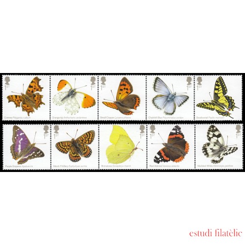 Gran Bretaña 3888/97 2013 Fauna Mariposas MNH