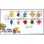 Gran Bretaña 4361/70 2016 SPD FDC 45 Aniv. Libros infantiles Mr.Men Little Miss Sobre primer día Cleckheaton