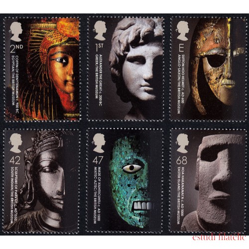 Gran Bretaña 2480/85 2003 250 Aniv. British Museum MNH