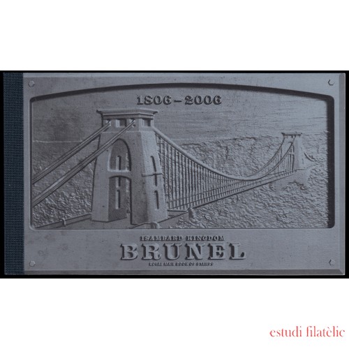 Gran Bretaña 2731 C2731 2006 Personajes Isambard Kingdom Brunel Carné Prestigio MNH