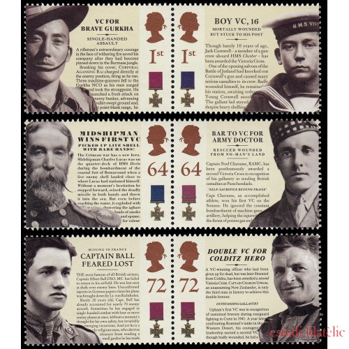 Gran Bretaña 2794/99 2006 150 Aniv. de la Victoria Cross MNH