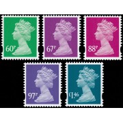 Gran Bretaña 3307/11 2010 Serie Reina Isabel II MNH