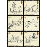 Gran Bretaña 3391/95 2010 Literatura Infantil Winnie the Pooh 