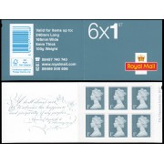 Gran Bretaña 3598 C3598-2 2012 Serie Reina Isabel II Carné MNH