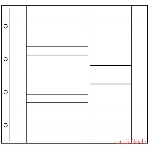 Lindner 3021 Hojas para tarjetas postales