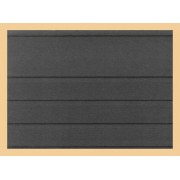 Lindner K-VF4 Tarjetas para clasificar para ser enviadas KOBRA 156 x 112 mm con 4 tiras y hoja de plástico protectora, adecuado para sobres de carta DIN C6. Paquete 100 u.