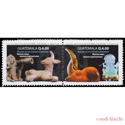 Guatemala 658/59 2012 Museos en un mundo cambiante MNH